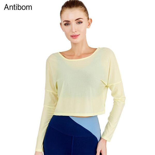 yoga outfit antibom hollow woman t-shirts long sleeve sports crop fitness gym clothing running exercise breathy soft loose shirts
yoga outfit antibom hollow woman t-shirts long sleeve sports crop fitness gym clothing running exercise breathy soft loose shirts