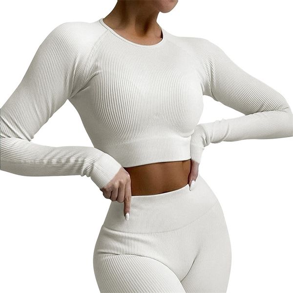 seamless gym yoga sets women ribbed fitness suit sports wear workout outfit leggings and set activewear sports clothing 220217
seamless gym yoga sets women ribbed fitness suit sports wear workout outfit leggings and set activewear sports clothing 220217