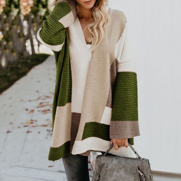 2021 new women's spring long sleeve color matching warm winter knitting cardigan sweaters pink womens clothes bofg, White;black
2021 new women's spring long sleeve color matching warm winter knitting cardigan sweaters pink womens clothes bofg, White;black
