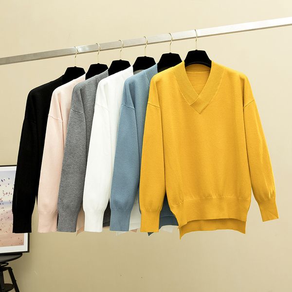 2021 new basic autumn winter warm women thick v neck knitted jumper with button slim ribbed female pullover sweater v3sr, White;black 
2021 new basic autumn winter warm women thick v neck knitted jumper with button slim ribbed female pullover sweater v3sr, White;black