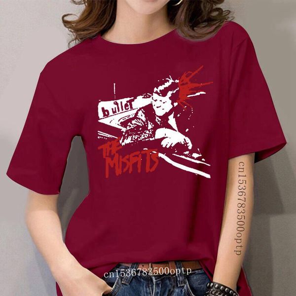 women's t-shirt the misfits womens style, White
women's t-shirt the misfits womens style, White