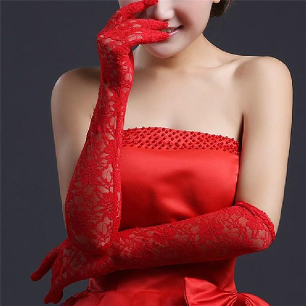 bridal gloves tulle lace barato elbow length matched wedding dress bruid noiva accessories for women, White
bridal gloves tulle lace barato elbow length matched wedding dress bruid noiva accessories for women, White