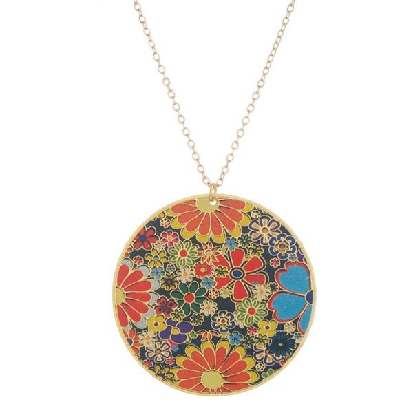 pendant necklaces 1pc bohemian style necklace round neck vintage torque (colorful), Silver
pendant necklaces 1pc bohemian style necklace round neck vintage torque (colorful), Silver