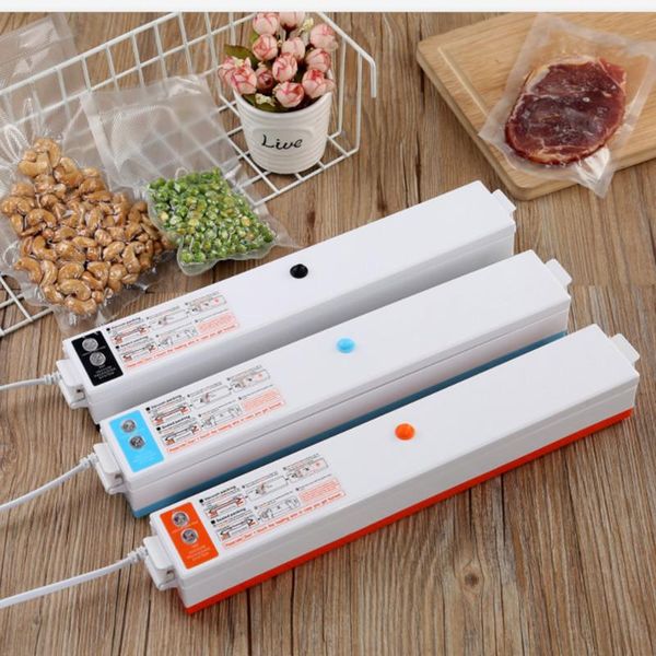 vacuum food sealing machine electric sealer 220v/110v household automatic smart film packaging rolls with 10pcs bags
vacuum food sealing machine electric sealer 220v/110v household automatic smart film packaging rolls with 10pcs bags