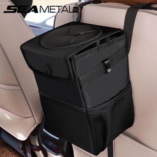 car organizer upgraded trash can with lid 3 storage pockets waterproof garbage for auto bag black 2.4 gallons
car organizer upgraded trash can with lid 3 storage pockets waterproof garbage for auto bag black 2.4 gallons