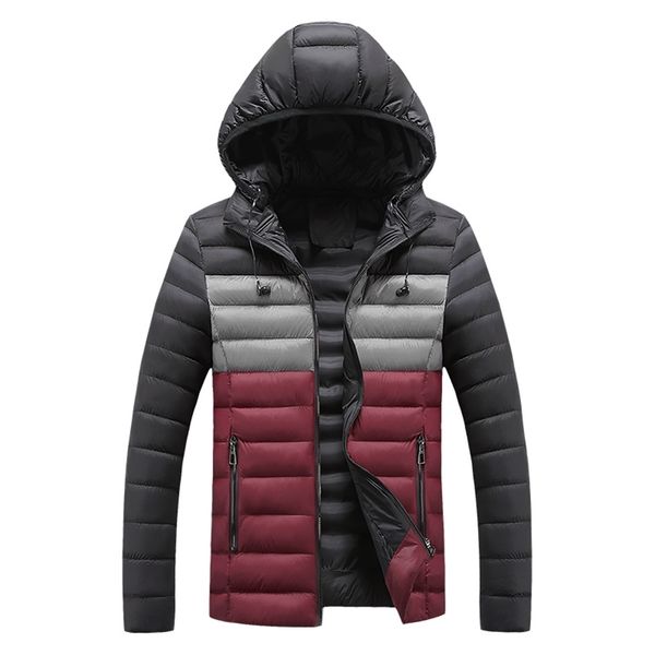 men's winter jacket hooded hat detachable warm coat windbreaker male autumn thick down cotton-padd thermal parka mens overcoats 211110, Black
men's winter jacket hooded hat detachable warm coat windbreaker male autumn thick down cotton-padd thermal parka mens overcoats 211110, Black
