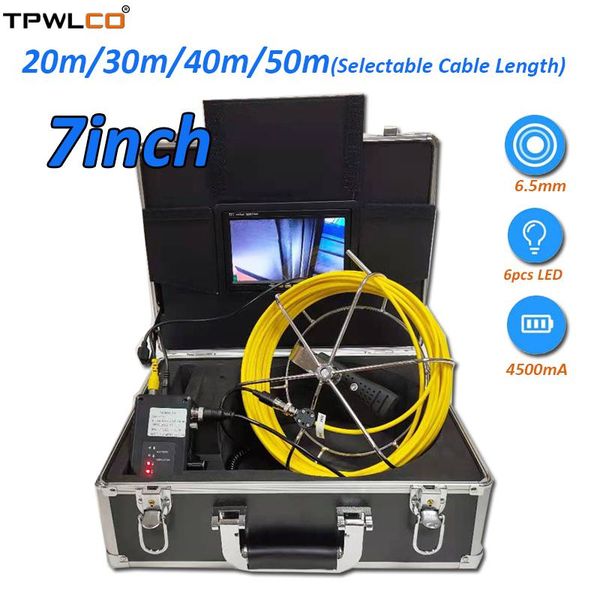 7inch 20-50m pipeline endoscope inspection camera system diameter 6.5mm industrial sewer camera head ip68 waterproof with dvr
7inch 20-50m pipeline endoscope inspection camera system diameter 6.5mm industrial sewer camera head ip68 waterproof with dvr