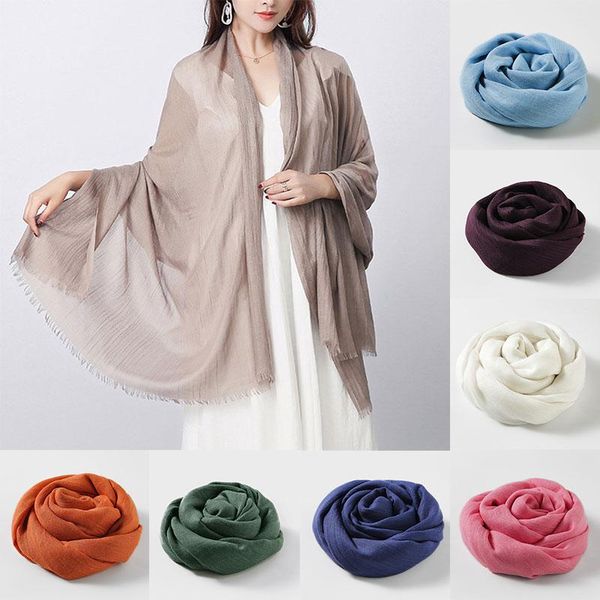 scarves women cotton linen scarf large wrap soft plain solid color sunscreen long shawl lady bandanas pashmina foulard hijabs, Blue;gray
scarves women cotton linen scarf large wrap soft plain solid color sunscreen long shawl lady bandanas pashmina foulard hijabs, Blue;gray