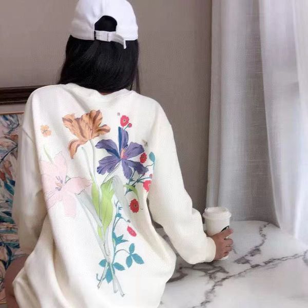21ss autumn winter season g new fashion loose letter flower print round neck terry sweater ins trend cute style, Black
21ss autumn winter season g new fashion loose letter flower print round neck terry sweater ins trend cute style, Black