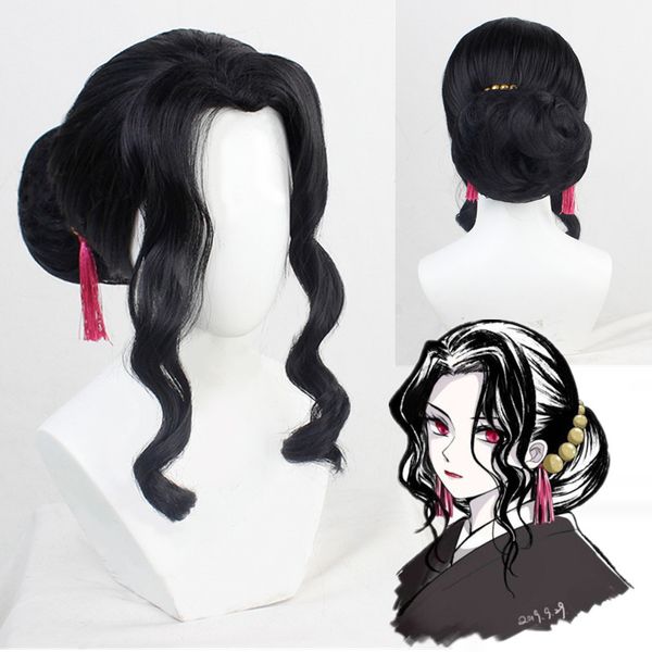 costume accessories demon slayer kimetsu no yaiba kibutsuji muzan cosplay wig costume black women curly hair + wig cap synthetic hair r, Silver
costume accessories demon slayer kimetsu no yaiba kibutsuji muzan cosplay wig costume black women curly hair + wig cap synthetic hair r, Silver