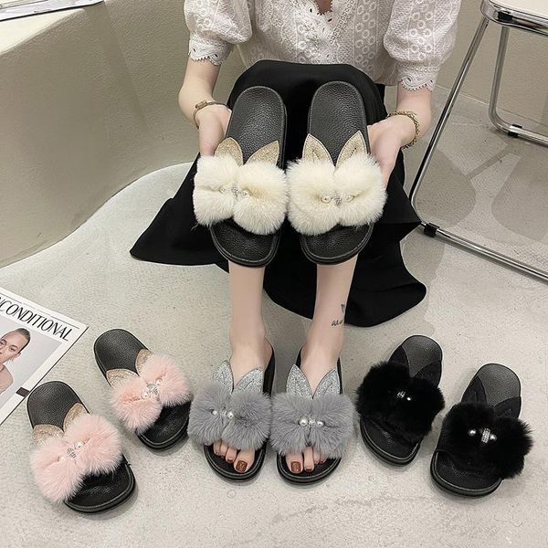 slippers flat shoes female ladies' fur flip flops slipers women flock luxury slides plush massage 2021 designer soft rome fabric, Black
slippers flat shoes female ladies' fur flip flops slipers women flock luxury slides plush massage 2021 designer soft rome fabric, Black