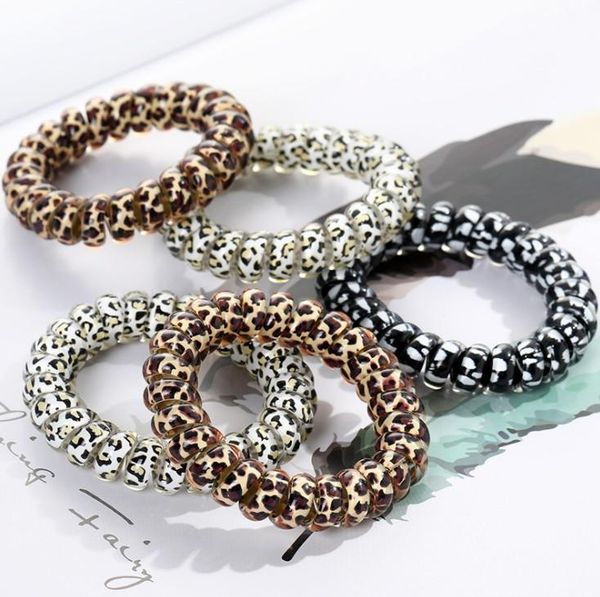 big girl telephone wire cord gum coil hair ties girls elastic hair bands ring rope leopard print bracelet stretchy hair ropes, Slivery;white
big girl telephone wire cord gum coil hair ties girls elastic hair bands ring rope leopard print bracelet stretchy hair ropes, Slivery;white