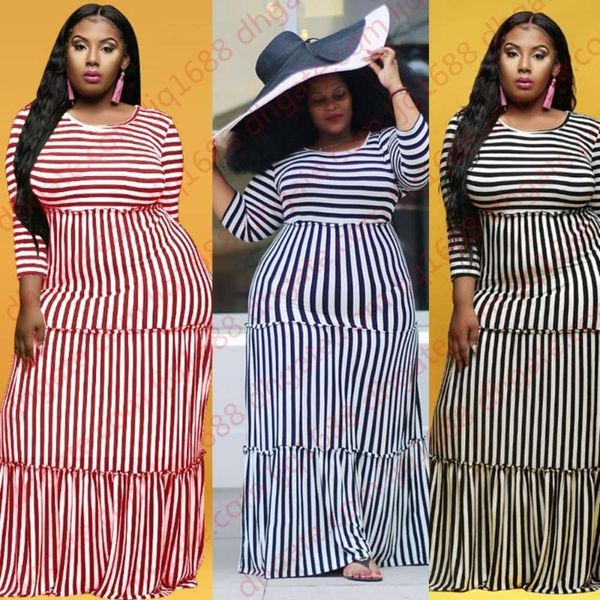 plus size 4xl white black striped dress women summer long maxi boho ruffles dresses casual long sleeve vintage vestidos autumn, Black;gray
plus size 4xl white black striped dress women summer long maxi boho ruffles dresses casual long sleeve vintage vestidos autumn, Black;gray