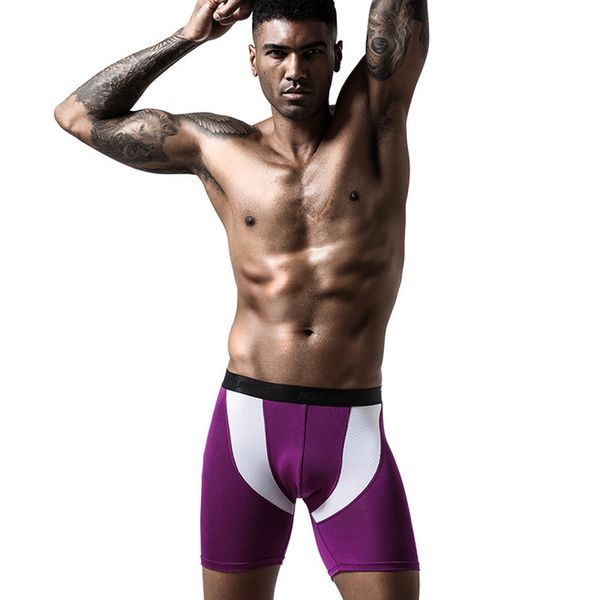 men elastic underwear slender breathing sports boxer under quick long plate broek tours music bielizna, Black;white
men elastic underwear slender breathing sports boxer under quick long plate broek tours music bielizna, Black;white
