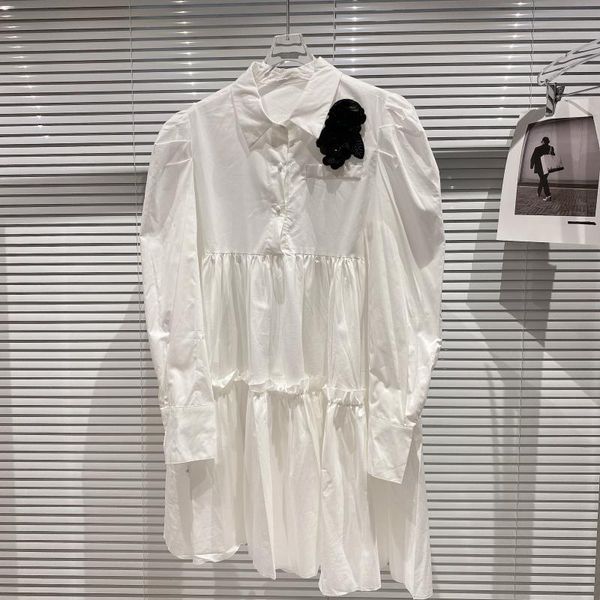 2021 Spring New Arrival Solid Color Long Turn-down Collar Pullover Women's Fashion Pleated Lace Shirt Dress Cy7h, Black;gray
2021 Spring New Arrival Solid Color Long Turn-down Collar Pullover Women's Fashion Pleated Lace Shirt Dress Cy7h, Black;gray