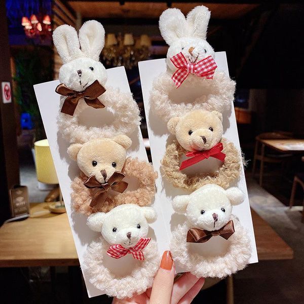cute cartoon fluffy hair band hair tie bear sheep elastic band tie head rope accessories, Slivery;white
cute cartoon fluffy hair band hair tie bear sheep elastic band tie head rope accessories, Slivery;white