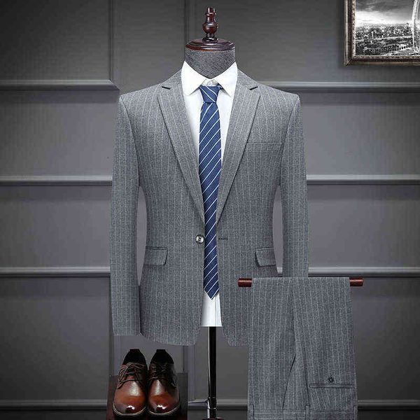 luxury men's suits blazers suit autumn winter 2021 busins two-piece middle-aged and young men's vertical stripe suit, White;black
luxury men's suits blazers suit autumn winter 2021 busins two-piece middle-aged and young men's vertical stripe suit, White;black