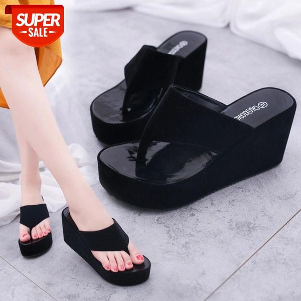 summer new sandals shoes for woman slippers ladies casual flip flops wedge sandals thick bottom wedge heel solid color slippers #z680, Black
summer new sandals shoes for woman slippers ladies casual flip flops wedge sandals thick bottom wedge heel solid color slippers #z680, Black