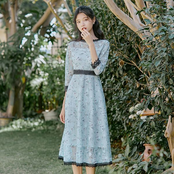 autumn vintage fashion slices elegant floral feminine impression dressed in party dress ta305 m7i8, Black;gray
autumn vintage fashion slices elegant floral feminine impression dressed in party dress ta305 m7i8, Black;gray