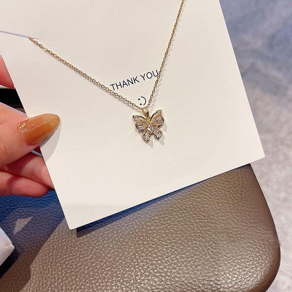 pendant necklaces simple small animal crystal butterfly necklace for women gold silver color choker collar couple gifts
pendant necklaces simple small animal crystal butterfly necklace for women gold silver color choker collar couple gifts