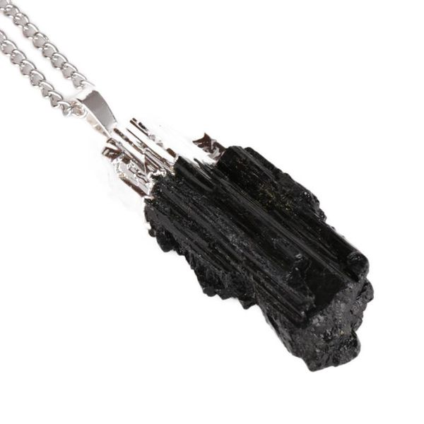 pendant necklaces kejialai trendy black stone schorl pillar tourmaline raw pendants fashion jewelry accessories unique design original gift, Silver
pendant necklaces kejialai trendy black stone schorl pillar tourmaline raw pendants fashion jewelry accessories unique design original gift, Silver