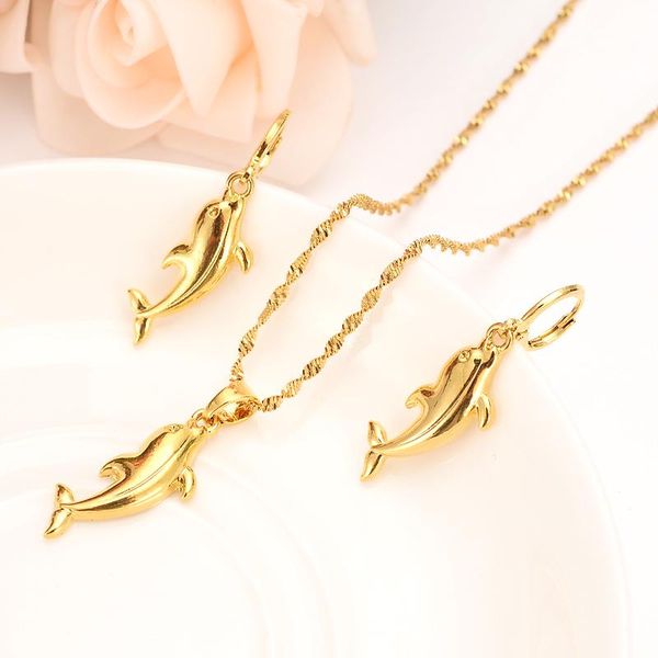 earrings & necklace gold color small cute dolphin pendant necklaces and for women/girls,papua guinea jewelry party gifts, Silver
earrings & necklace gold color small cute dolphin pendant necklaces and for women/girls,papua guinea jewelry party gifts, Silver