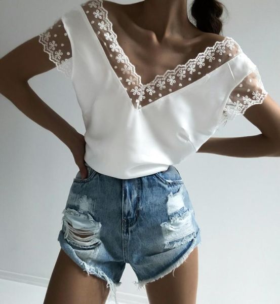 women's t-shirt uk boho women lace edge short sleeve ladies summer casual t-shirts, White
women's t-shirt uk boho women lace edge short sleeve ladies summer casual t-shirts, White