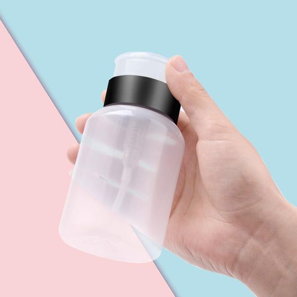 storage bottles & jars manicure press bottle nail polish remover clean water 200ml bottling thickening with lock leakproof empty makeup
storage bottles & jars manicure press bottle nail polish remover clean water 200ml bottling thickening with lock leakproof empty makeup