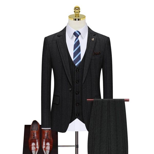 men's suits & blazers ( jacket + pants vest ) fashion men 's slim fit business suit 3 pcs mens tuxedos groom wedding, White;black
men's suits & blazers ( jacket + pants vest ) fashion men 's slim fit business suit 3 pcs mens tuxedos groom wedding, White;black