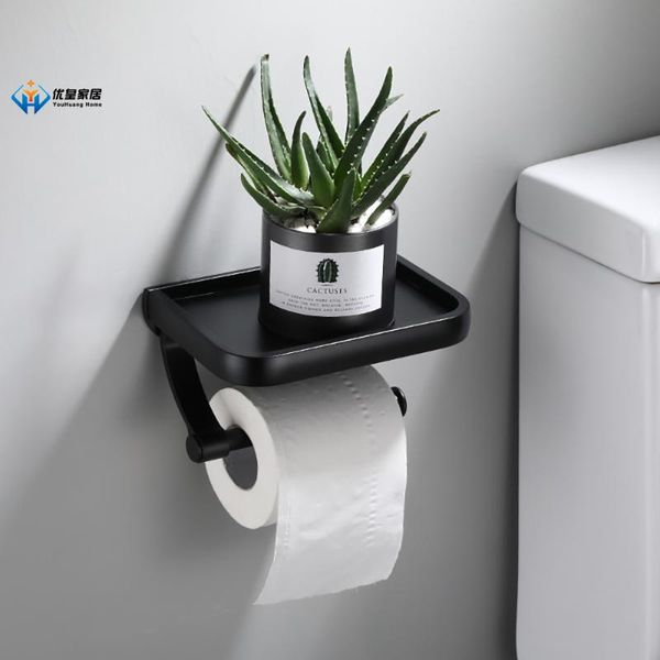 toilet paper holders punch-space aluminum black thickened bathroom phone holder towel tissue box
toilet paper holders punch-space aluminum black thickened bathroom phone holder towel tissue box