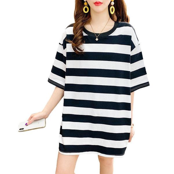 women's t-shirt spring summer t shirt women plus size casual striped o-neck long shirts korean clothes graphic tees white
women's t-shirt spring summer t shirt women plus size casual striped o-neck long shirts korean clothes graphic tees white