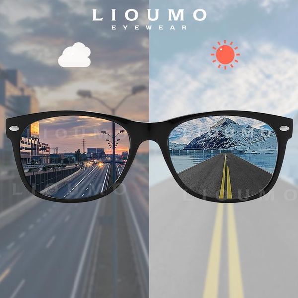 sunglasses lioumo fashion pochromic for women polarized glasses men outdoor sports driving goggle trendy shades gafas de sol, White;black 
sunglasses lioumo fashion pochromic for women polarized glasses men outdoor sports driving goggle trendy shades gafas de sol, White;black