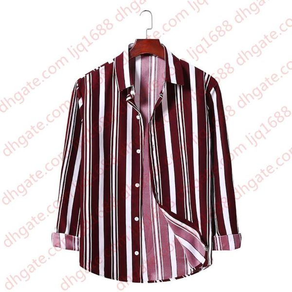 mens shirts casual loose long sleeve down collar summer black pink striped shirt male clothes, White;black
mens shirts casual loose long sleeve down collar summer black pink striped shirt male clothes, White;black