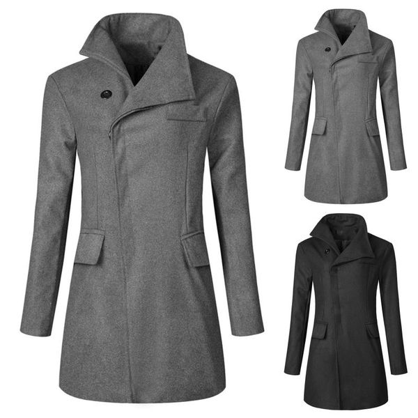 men's trench coats autumn and winter jackets casual warm double-breasted mid-length windbreaker woolen coat fashion male jacket 2021, Tan;black
men's trench coats autumn and winter jackets casual warm double-breasted mid-length windbreaker woolen coat fashion male jacket 2021, Tan;black
