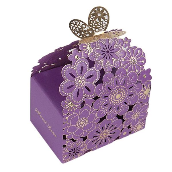 personalized hollow european high-end wedding butterfly flower candy packaging box wedding gift packaging supplies
personalized hollow european high-end wedding butterfly flower candy packaging box wedding gift packaging supplies