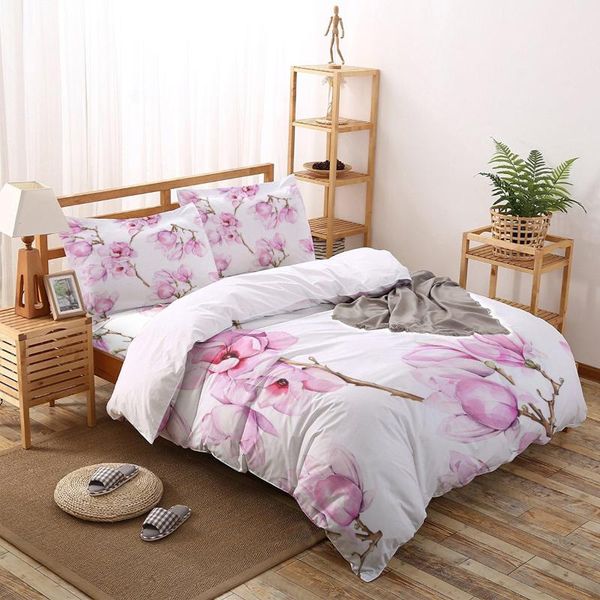 bedding sets pink flowers orchid branches printed set king size soft fashion duvet cover bed sheet fitted pillowcase
bedding sets pink flowers orchid branches printed set king size soft fashion duvet cover bed sheet fitted pillowcase
