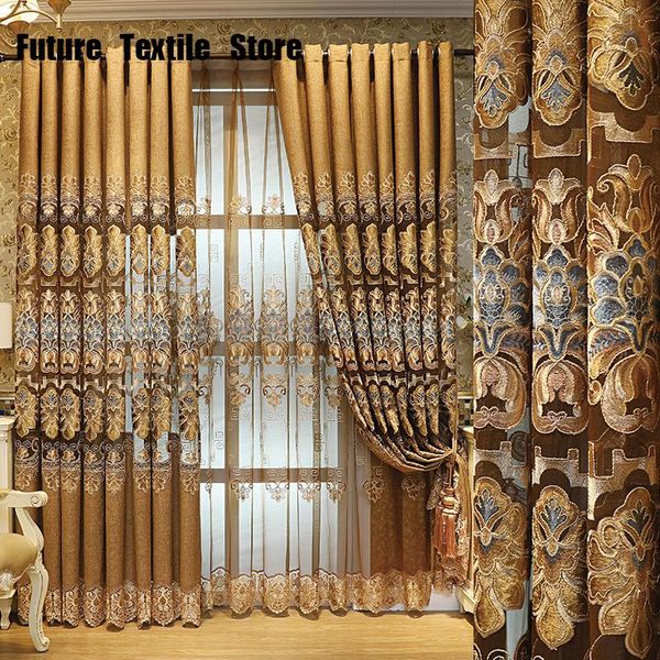 curtain & drapes 2021 european style atmospheric villa living room balcony french window chenille large hollow embroidery
curtain & drapes 2021 european style atmospheric villa living room balcony french window chenille large hollow embroidery