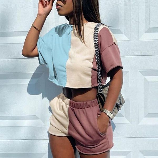 women's tracksuits woman shorts outfit suit two piece set women casual short sleeve t-shirts o-neck pullover loose, Gray
women's tracksuits woman shorts outfit suit two piece set women casual short sleeve t-shirts o-neck pullover loose, Gray