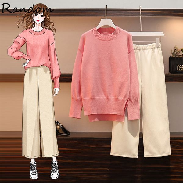 plus female size kintted nightgown pink pullover and pants two ensemble 2021 autumn great winter house outfts bjdw, Gray
plus female size kintted nightgown pink pullover and pants two ensemble 2021 autumn great winter house outfts bjdw, Gray