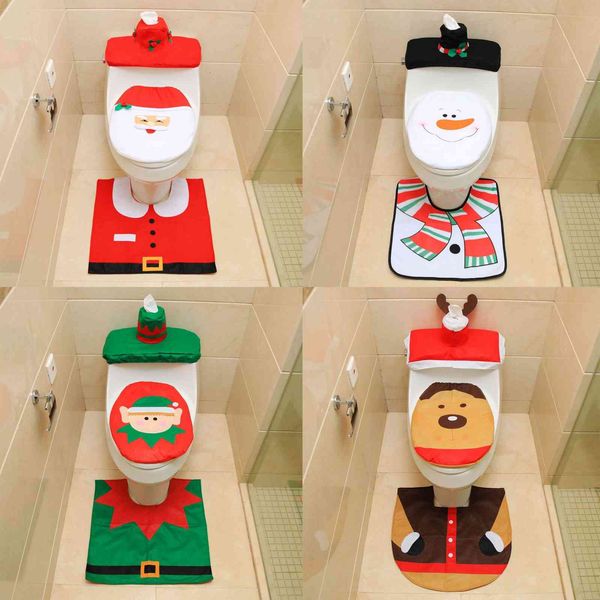 christmas decorations sales of santa claus toilet cover + foot pad water tank paper towel
christmas decorations sales of santa claus toilet cover + foot pad water tank paper towel