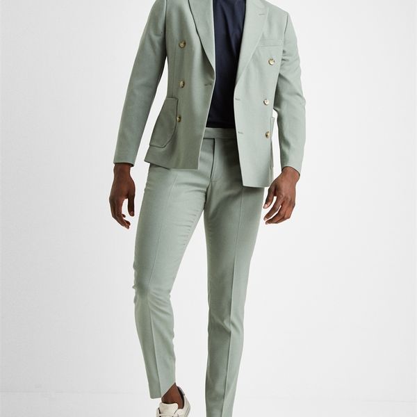 men's suits & blazers double green tea breasted lapel spike formal wedding gown male suits fine fitting man tuxedo blazer 2-inch jacket, White;black 
men's suits & blazers double green tea breasted lapel spike formal wedding gown male suits fine fitting man tuxedo blazer 2-inch jacket, White;black