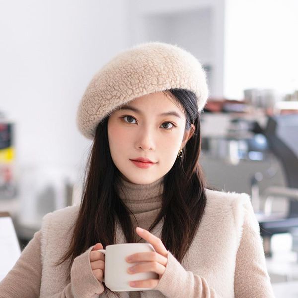 berets winter girl ladies wool beret hat thick warm fur beanies caps artist painter pumpkin, Blue;gray
berets winter girl ladies wool beret hat thick warm fur beanies caps artist painter pumpkin, Blue;gray