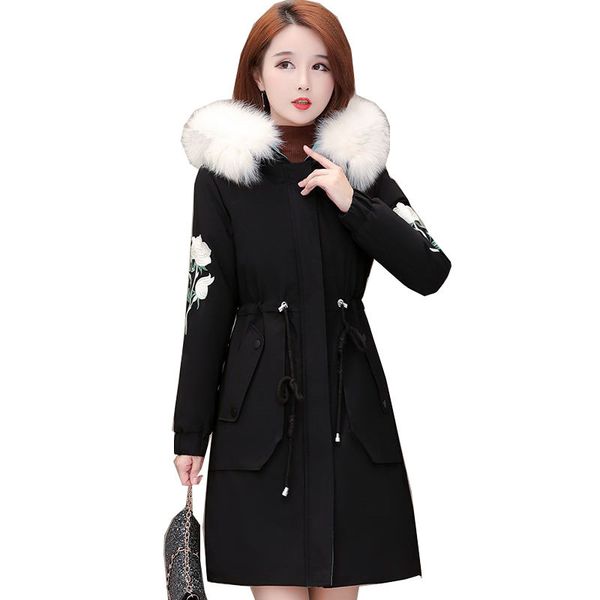 2021 new winter women's jacket thicken keep warm women parkas plus size overcoat female embroidered cotton coat 6xl ydqv, Black
2021 new winter women's jacket thicken keep warm women parkas plus size overcoat female embroidered cotton coat 6xl ydqv, Black