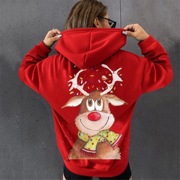 women's hoodies & sweatshirts merry christmas reindeer back print funny women oversized loose cute sweatshirt youth harajuku, Black
women's hoodies & sweatshirts merry christmas reindeer back print funny women oversized loose cute sweatshirt youth harajuku, Black