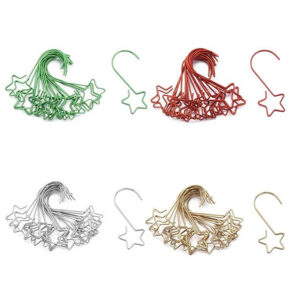 hooks & rails 20pcs christmas ornaments small for tree stainless steel star shaped mini hangers xmas decorations hooking
hooks & rails 20pcs christmas ornaments small for tree stainless steel star shaped mini hangers xmas decorations hooking