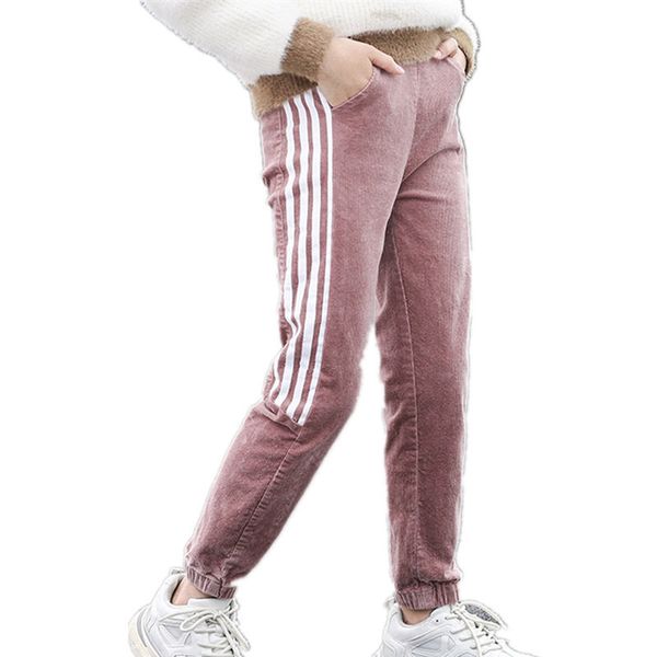 2021 new baby girls 414-year-old veet-sided striped-side breeches -veet sports pants casual children harem hndh, Blue
2021 new baby girls 414-year-old veet-sided striped-side breeches -veet sports pants casual children harem hndh, Blue
