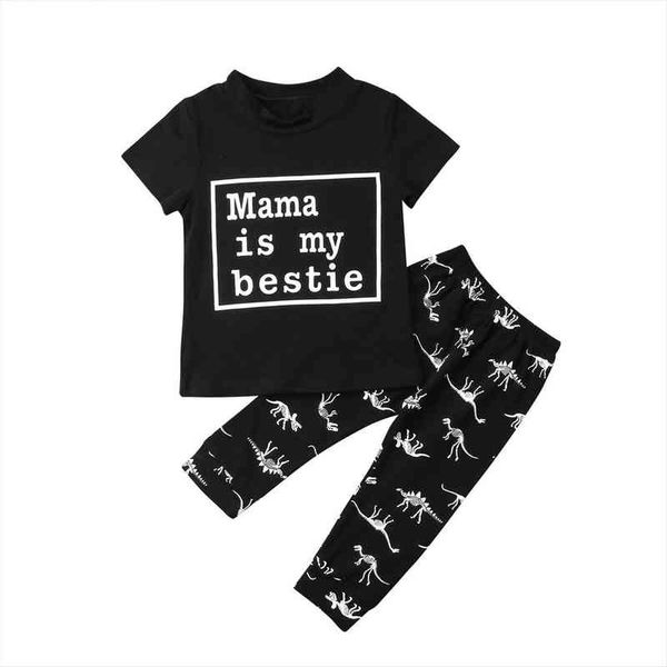 newborn kids baby boys short sleeves black e t shirt dinosaur pants 2pcs outfits summer casual clothes, White
newborn kids baby boys short sleeves black e t shirt dinosaur pants 2pcs outfits summer casual clothes, White
