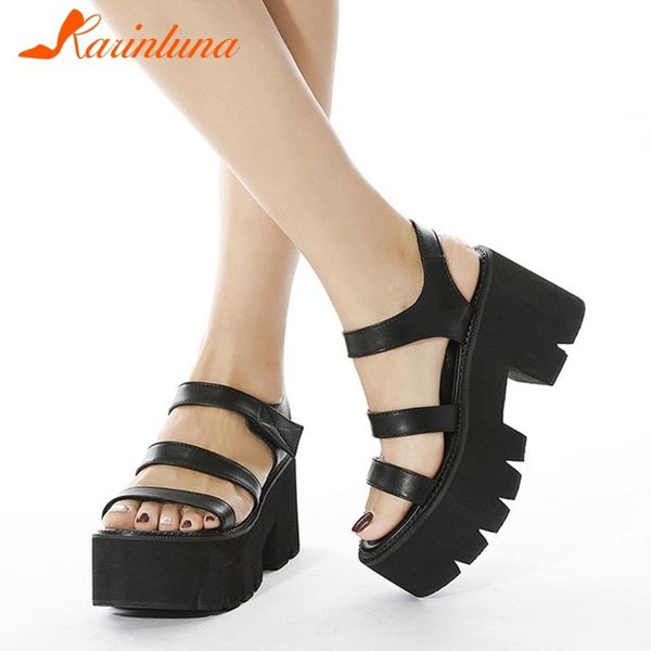 new arrivals gothic style shoes large size 35-42 stylish thick high heels platform women shoes girls sandals, Black
new arrivals gothic style shoes large size 35-42 stylish thick high heels platform women shoes girls sandals, Black