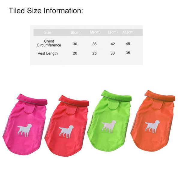 dog apparel s/m/l/xl summer outdoor raincoat waterproof jackets pu rain coat for dogs 2021 4 color
dog apparel s/m/l/xl summer outdoor raincoat waterproof jackets pu rain coat for dogs 2021 4 color