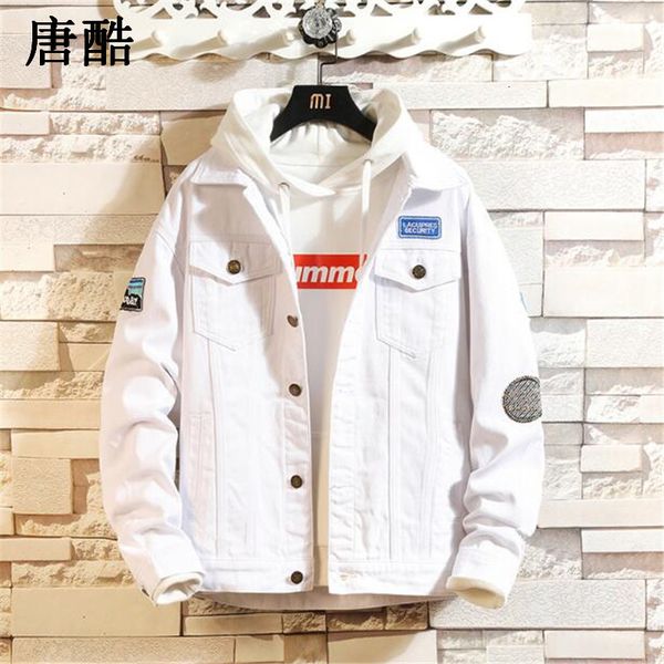 tang cool 2021 new brand fashion japanese locomotive jeans leisure white jacket large scale m-5xl lka5, Black;brown
tang cool 2021 new brand fashion japanese locomotive jeans leisure white jacket large scale m-5xl lka5, Black;brown